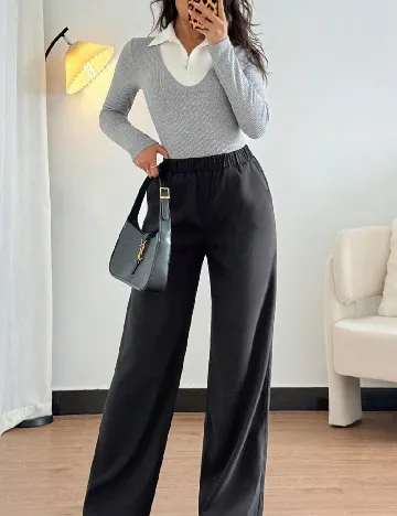 Compleu SHEIN, negru/gri