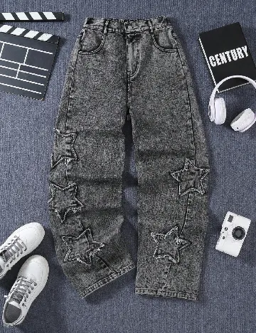 Blugi Shein Kids, gri