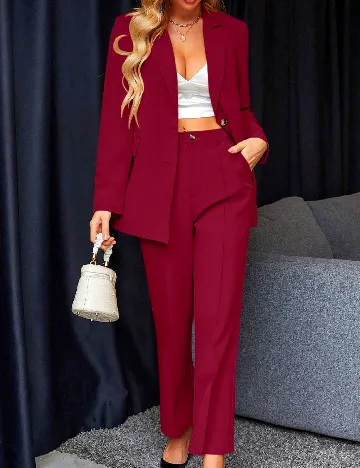 Costum SHEIN, visiniu