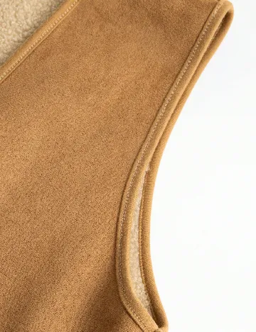 Vesta reversibila SHEIN, maro