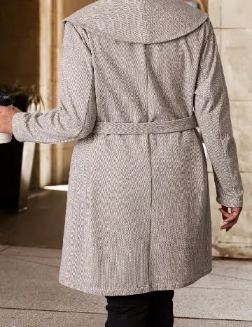 Palton SHEIN CURVE, gri