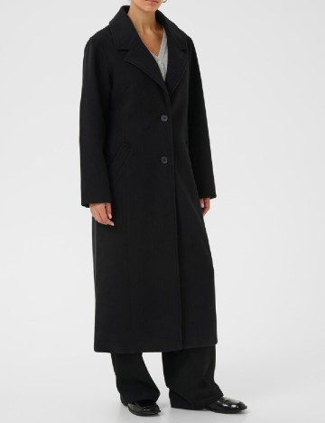 Palton Cream, negru