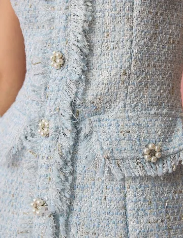 Rochie scurta SHEIN, bleu