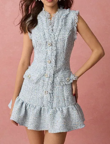 Rochie scurta SHEIN, bleu