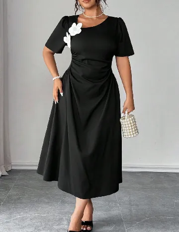 Rochie lunga SHEIN CURVE, negru