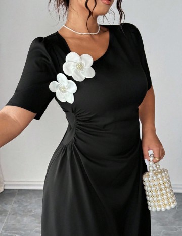 Rochie lunga SHEIN CURVE, negru