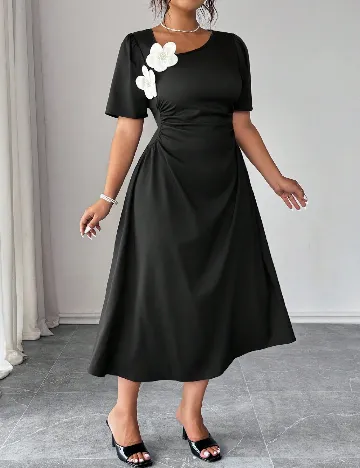 Rochie lunga SHEIN CURVE, negru