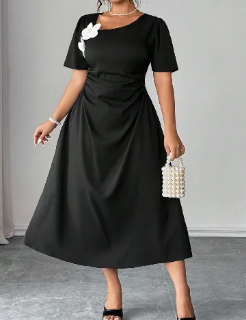 Rochie lunga SHEIN CURVE, negru