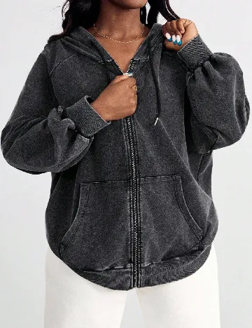 Hanorac SHEIN CURVE, gri