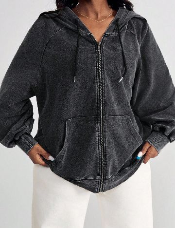 Hanorac SHEIN CURVE, gri