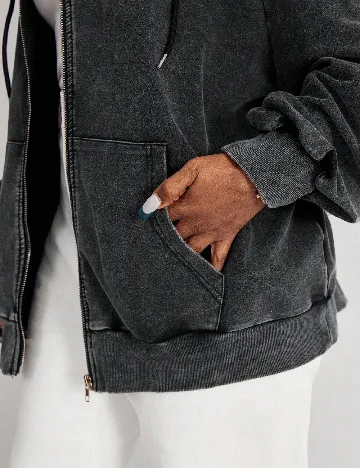 Hanorac SHEIN CURVE, gri