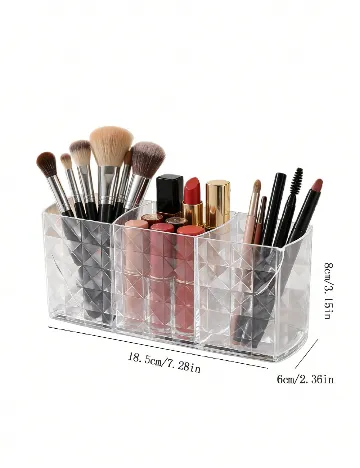 Organizator makeup SHEIN, transparent