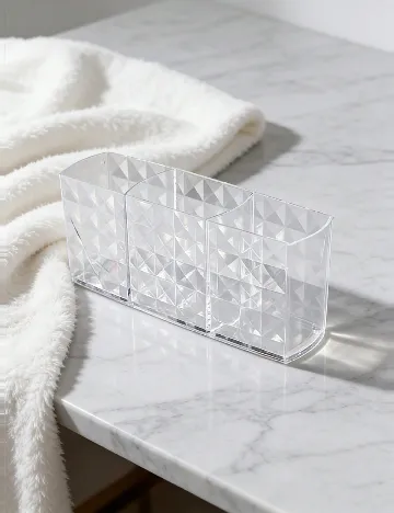 Organizator makeup SHEIN, transparent