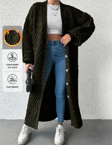 Cardigan SHEIN, verde