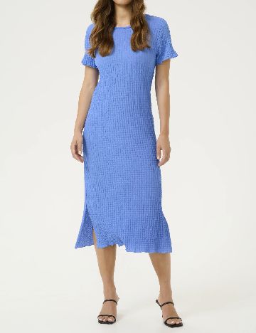 Rochie medie Kaffe, albastru