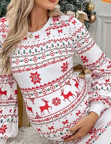 Rochie scurta SHEIN Maternity, alb