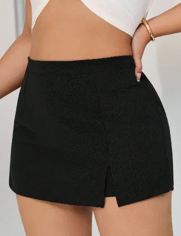 Fusta pantalon SHEIN CURVE, negru