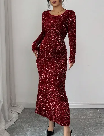 Rochie lunga SHEIN, rosu