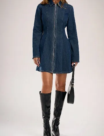 Rochie scurta SHEIN, albastru