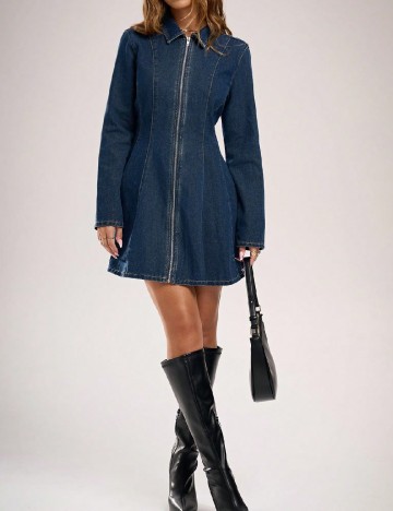 Rochie scurta SHEIN, albastru