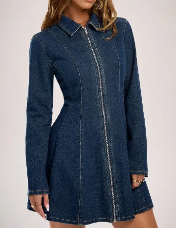 Rochie scurta SHEIN, albastru