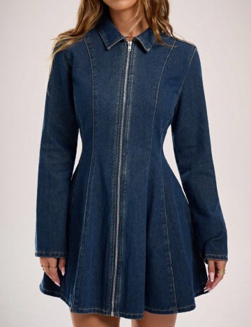 Rochie scurta SHEIN, albastru