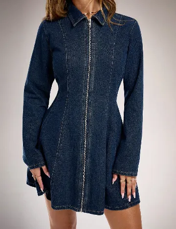 Rochie scurta SHEIN, albastru