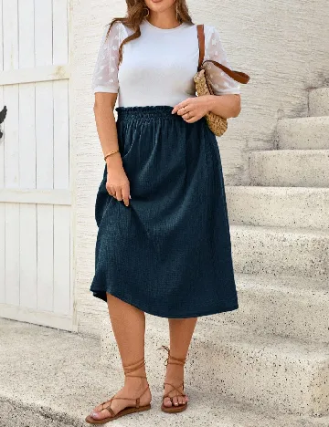 Fusta SHEIN, albastru