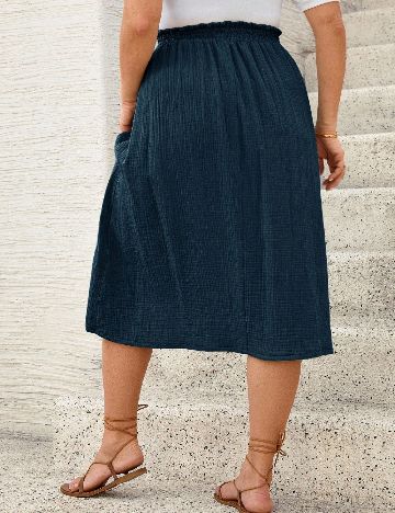 Fusta SHEIN, albastru