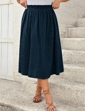 Fusta SHEIN, albastru