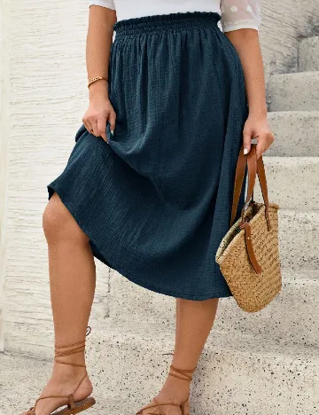 Fusta SHEIN, albastru