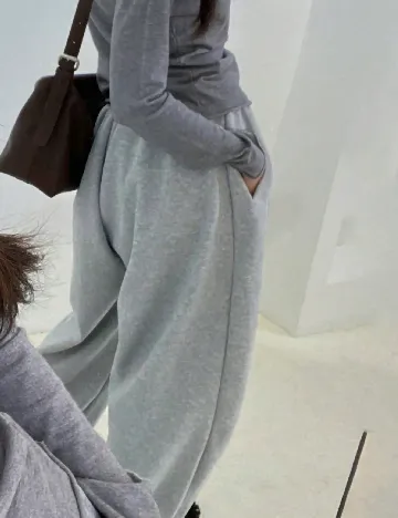 Pantaloni Shein Kids, gri