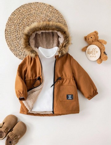 Geaca Shein Kids, maro