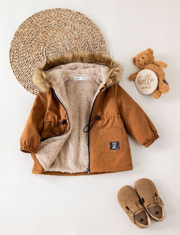 Geaca Shein Kids, maro