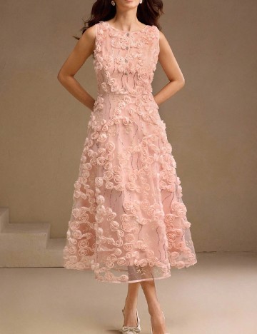 Rochie medie SHEIN, roz