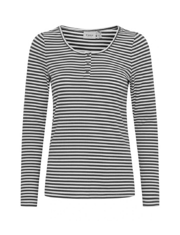 Bluza Fransa, alb/negru