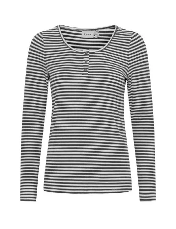 Bluza Fransa, alb/negru