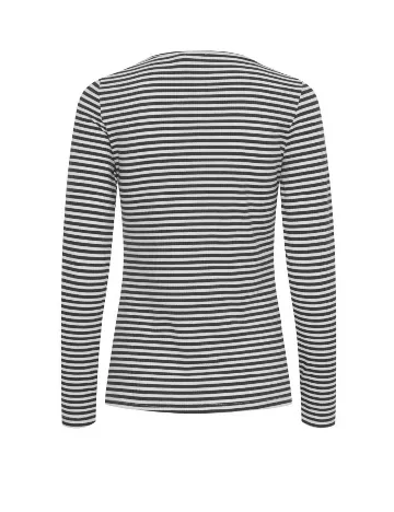 Bluza Fransa, alb/negru