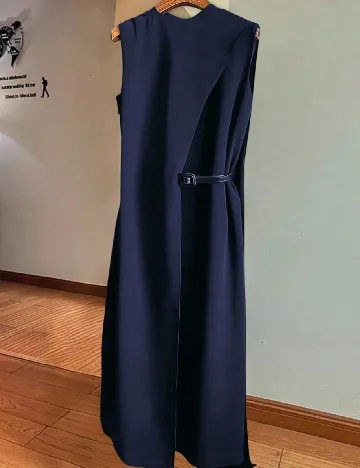 Rochie lunga SHEIN CURVE, bleumarin