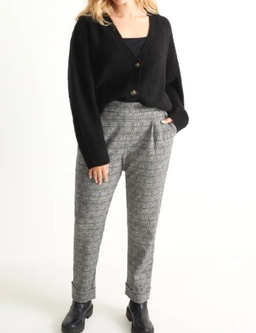 Pantaloni C&A Plus Size, gri