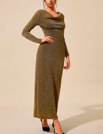 Rochie lunga SHEIN, auriu