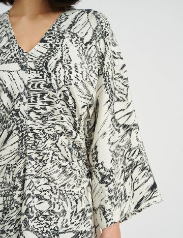 Rochie medie InWear, alb/negru