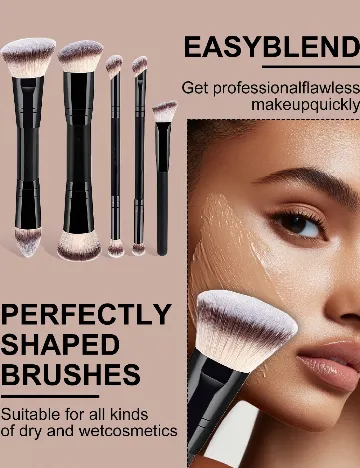 Set pensule 5 bucati SHEIN, negru