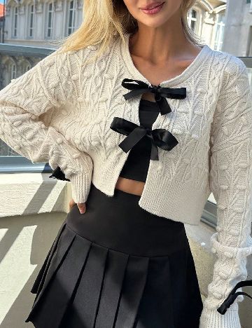 Cardigan SHEIN, ecru