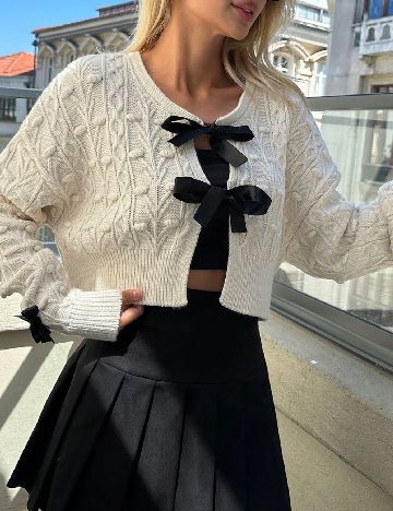 Cardigan SHEIN, ecru