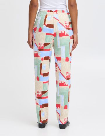 Pantaloni Ichi, mix culori