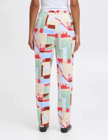 Pantaloni Ichi, mix culori