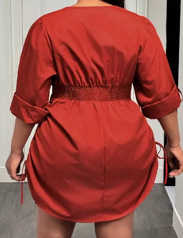 Rochie scurta SHEIN CURVE, rosu