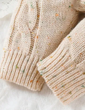 Salopeta Shein Kids, crem