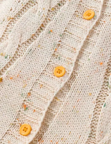 Salopeta Shein Kids, crem